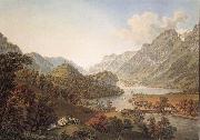 Gabriel Lory Pere Gone out of THE Aar of the Lake of Brienz oil painting picture wholesale